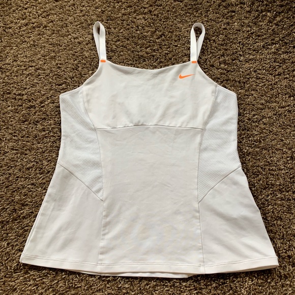 Nike Tops - NIKE Dri Fit White Tank Top